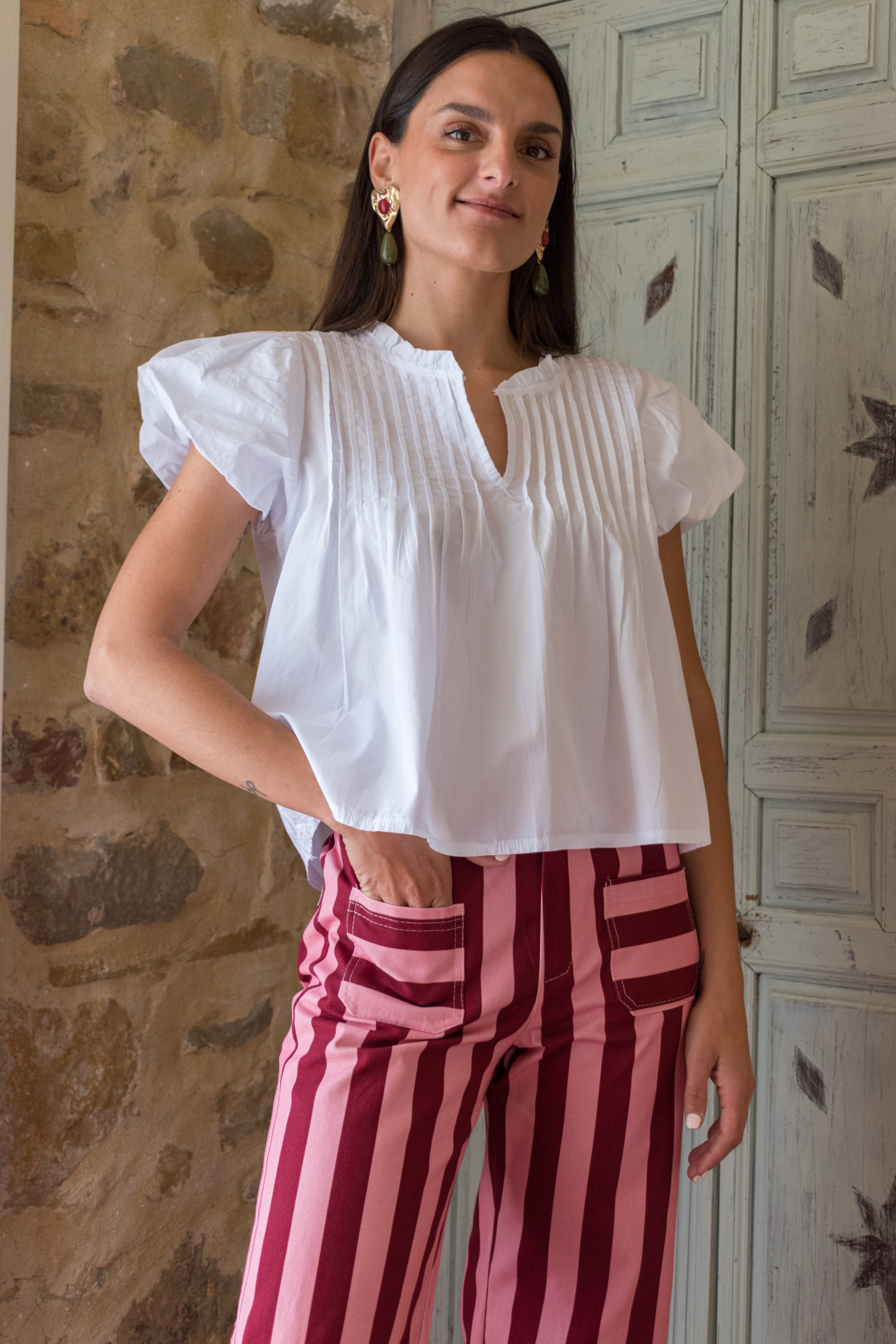 BLUSA ALFORZAS