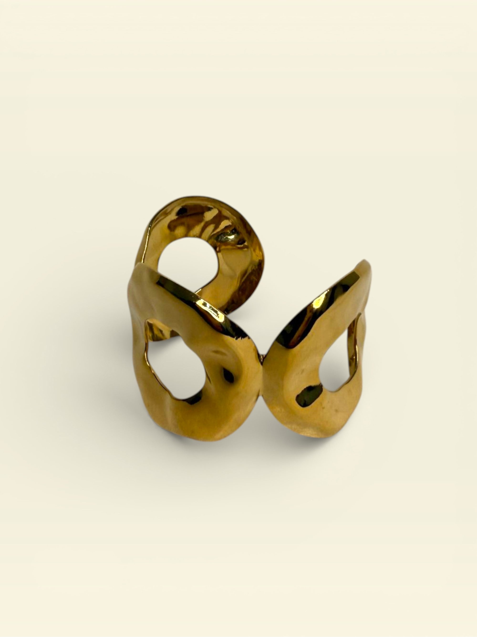 BRAZALETE CRATER DORADO