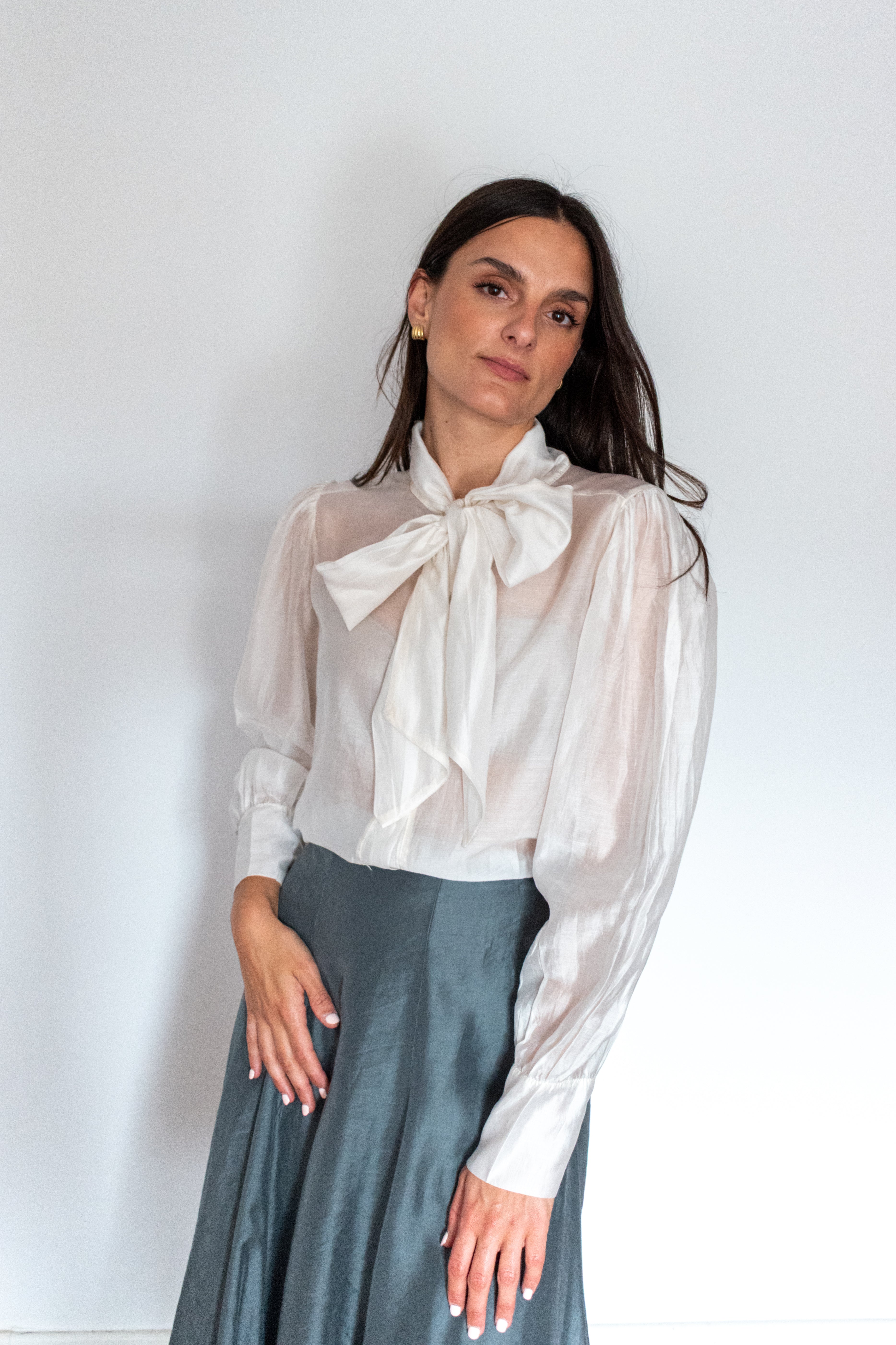 CAMISA LAZO CUELLO